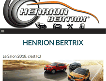 Tablet Screenshot of henrion-bertrix.com